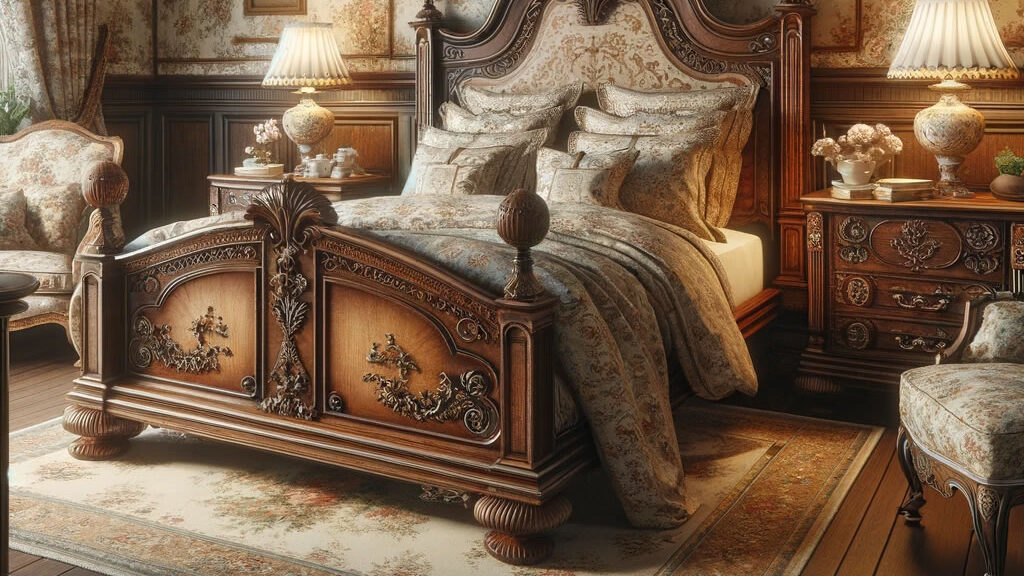 Bedroom Focus: Antiques and Nostalgic Patterns